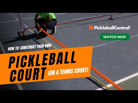 How to Build a Pickleball Court on a Tennis Court with Pickleball Central