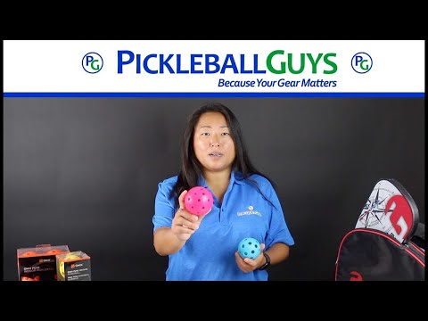 What are the differences between Outdoor &amp; Indoor Pickleballs