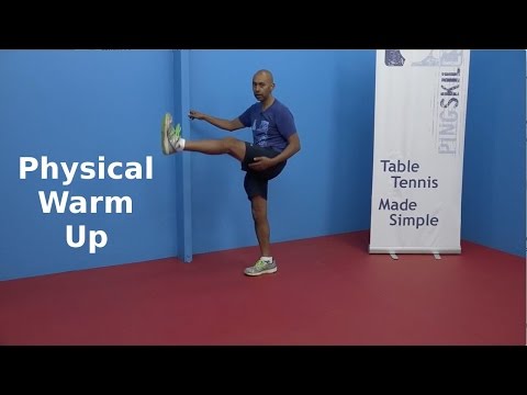 Physical Warm Up | Table Tennis | PingSkills