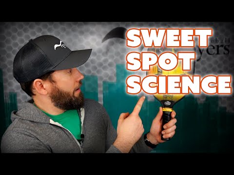 Pickleball Paddle Sweet Spot Science