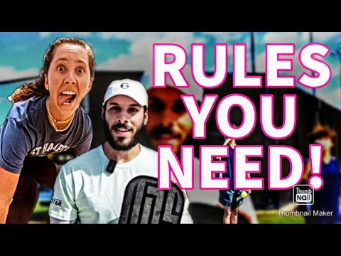 THE RULES You NEED to KNOW in a Pickleball Tournament 2023