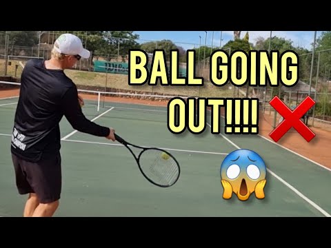 Why am I always hitting my tennis strokes out or long??? (3 ways to fix this)