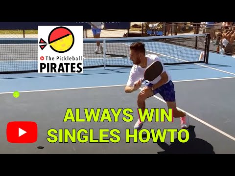 HOW TO WIN Pickleball Singles: Pickleball Singles TIPS