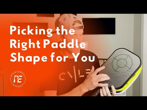 How To Pick the Right Pickleball Paddle Shape for You