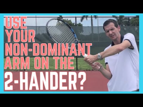 The Role of the Non-Dominant Hand on the Two-Handed Backhand | Tennis Technique