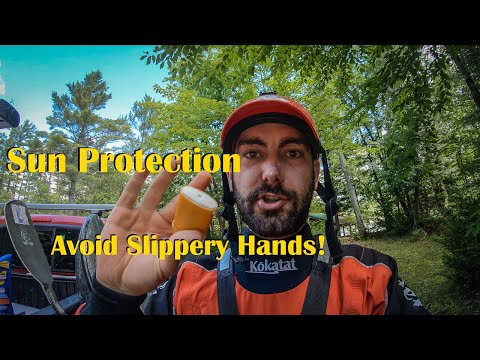 Sun protection: How to avoid Slippery Hands and Slippery paddles