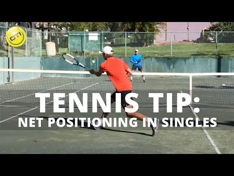 Tennis Tip: Net Positioning in Singles