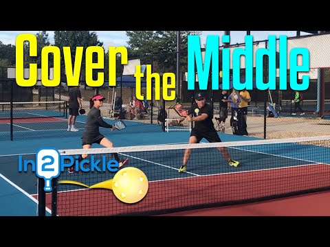 How to Handle a Pickleball Shot Down the Middle | Pickleball Doubles Strategy