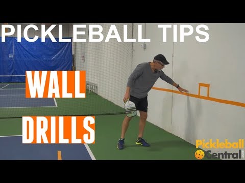 Pickleball Solo Wall Drills