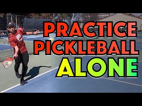 How To Practice Pickleball By Yourself - 3 Different Ways