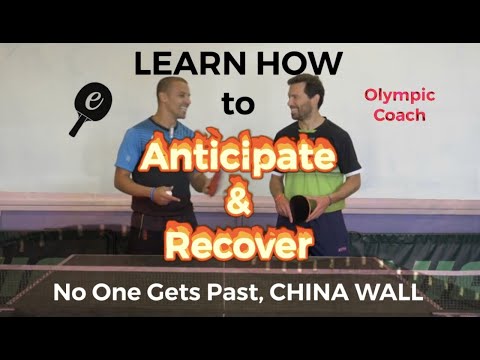 LEARN, How to Anticipate and Recover for Table Tennis Match PLAY