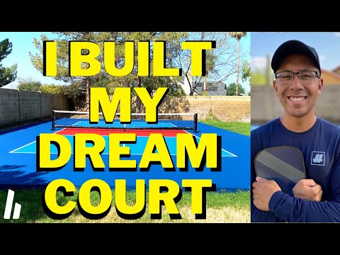 I Built My Dream Pickleball Court! | Briones Pickleball