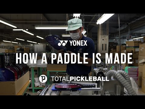 How a Yonex Pickleball Paddle is made - take a look behind the scenes at the paddle factory in Japan