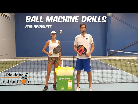 Pickleball Machine Drills for Spinshot