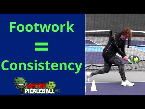 Pickleball Footwork-Stop Hitting it Out