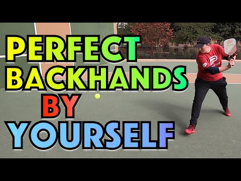 5 Wall Drills For Perfect Pickleball Backhands BY YOURSELF