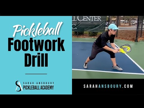 Pickleball Footwork Drill with Sarah Ansboury