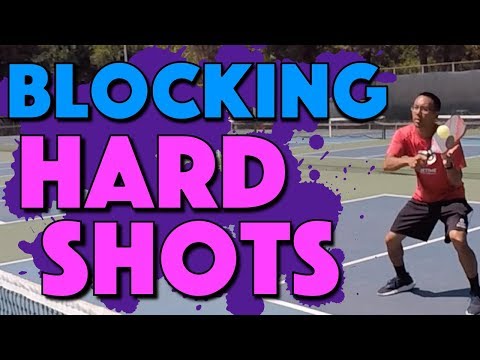 Blocking Hard Shots | How To Block Shots When Attacked In Pickleball