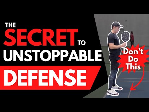 The SECRET to UNSTOPPABLE Defense in Pickleball (Everyone Ignores This Shot)