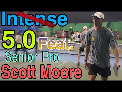 Intense 5.0 Feat. Senior Pro Scott Moore Pickleball Men&#039;s Doubles Local Tournament