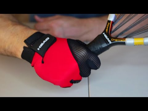 HEAD Leather Racquetball Glove with Web Extra Grip Unboxing and Review